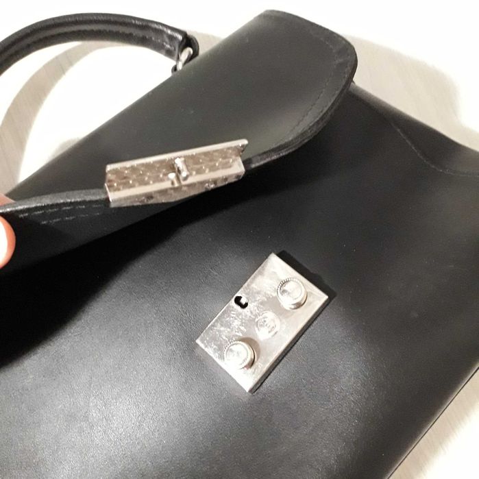 Чорна сумка, Сумка портфель жіноча, Сумка на підкладці