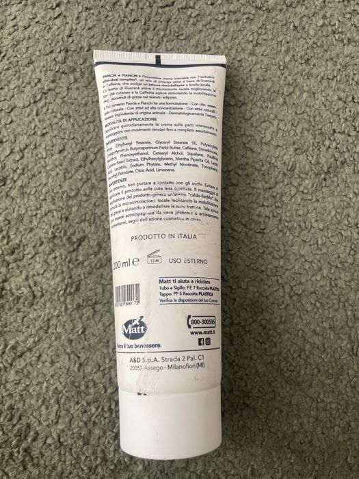 Matt pancia e Fianchi 200ml balsam modelujący wyszczuplający 1509