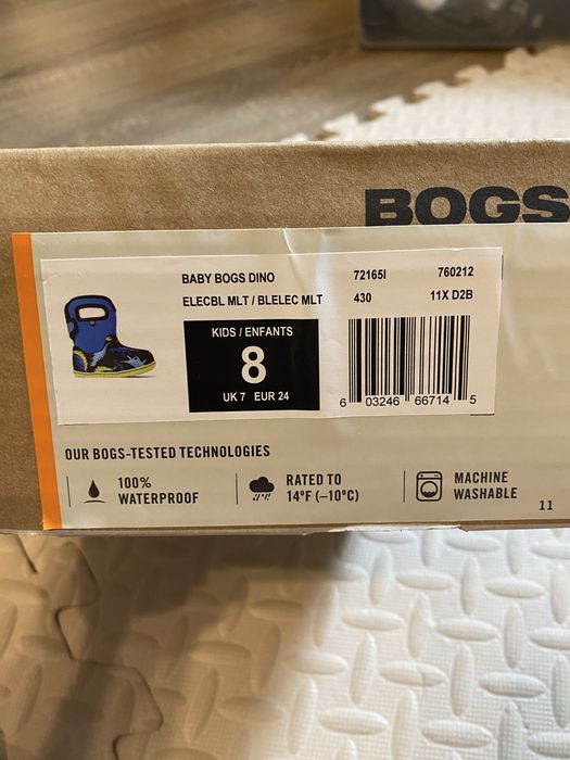 Чоботи для дощу дитячі bogs 24 р