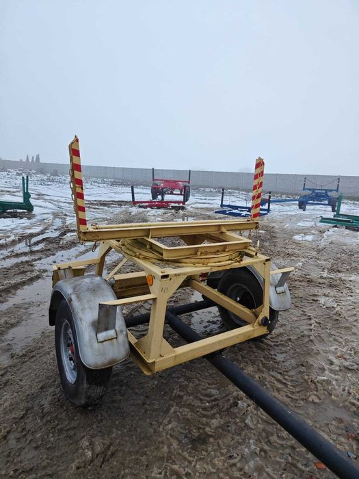 Przyczepa dłużycowa dłużyca EIGENBAU do stali drutu słupów A/3