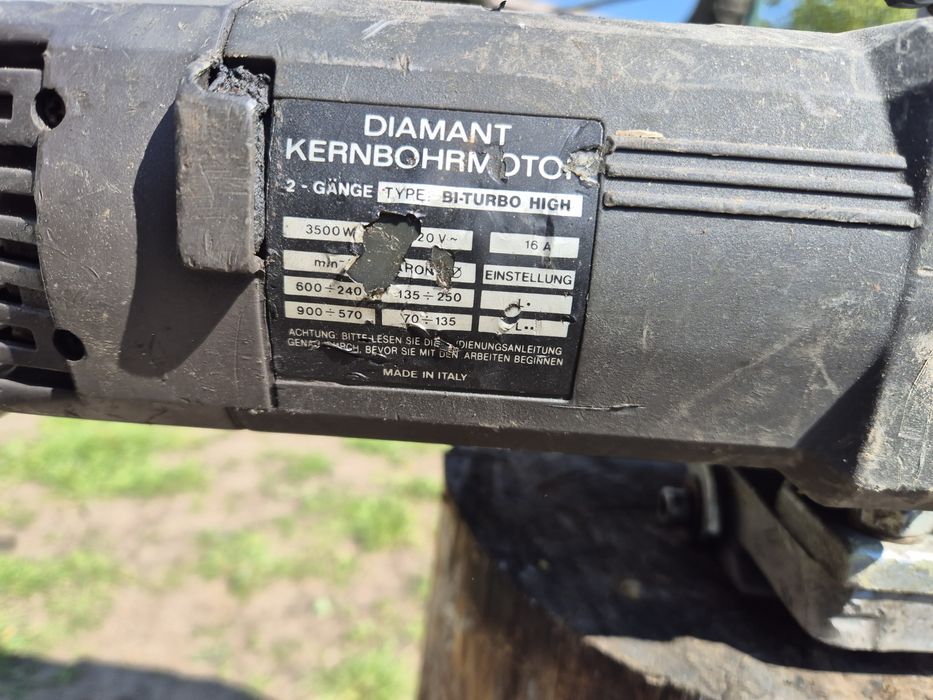 Установка, мотор алмазного буріння cardi не hilti, weka,  cedima, tyro