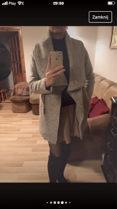 Płaszcz Mohito z wełny  r. XS