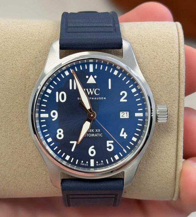 Годинник автоматичний IWC Mark XX Le Petit Prince Синий Sunburst
