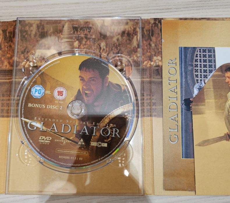 Gladiator dvd 3 płyty wydanie kolekcjonerskie