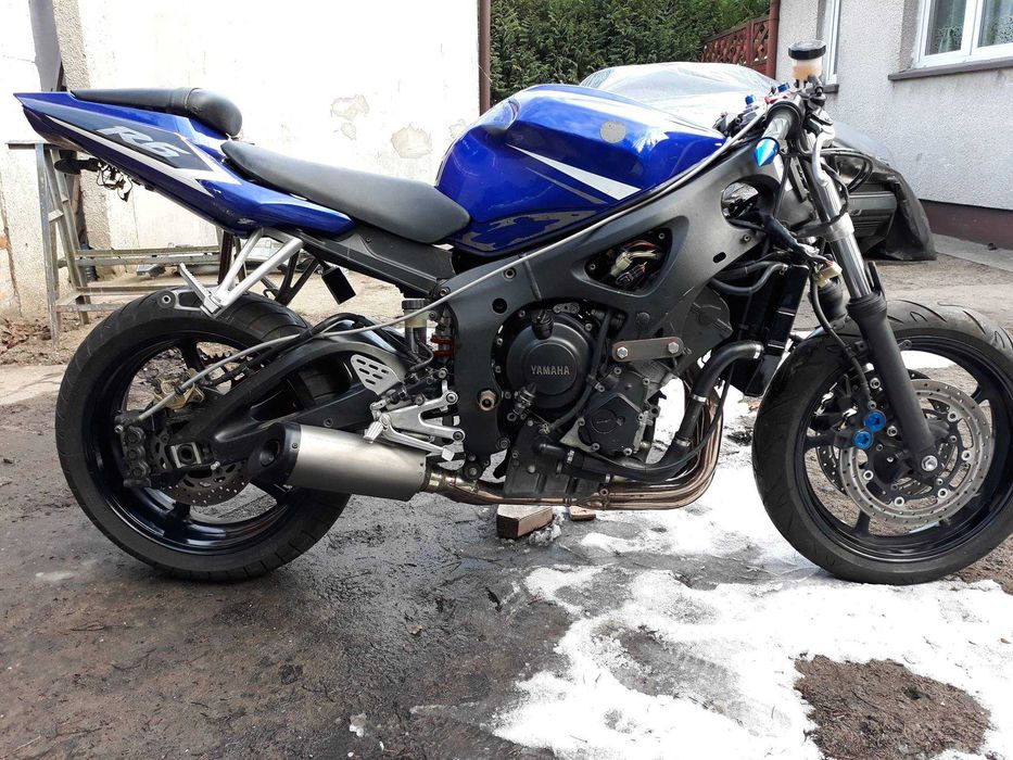 Yamaha YZF-R6 R6 stunt street uszkodzona Bydgoszcz • OLX.pl
