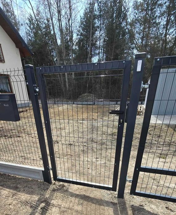 Brama Panelowa 3d. Furtki. Ogrodzenie panelowe