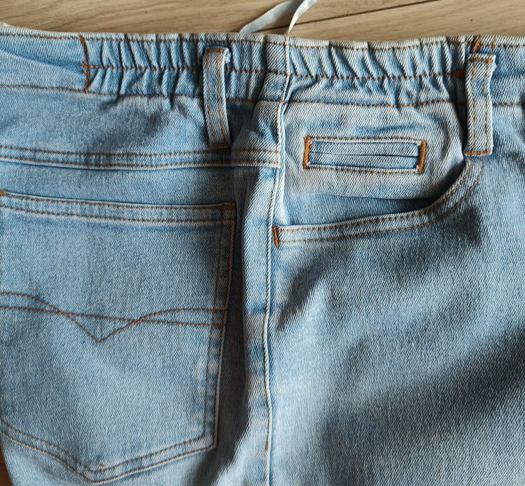 Spodnie denim jasny dżins