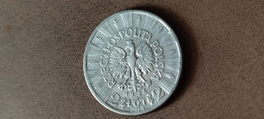 Zestaw 3 srebrnych monet Piłsudski • 10/35 • 5/34 • 2/34