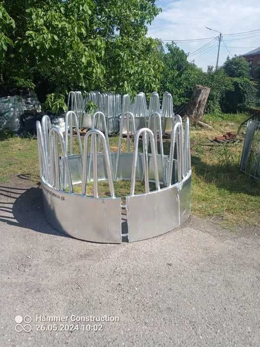 Paśnik łąkowy karmik 12 stanowiskowy do bel bydła koni