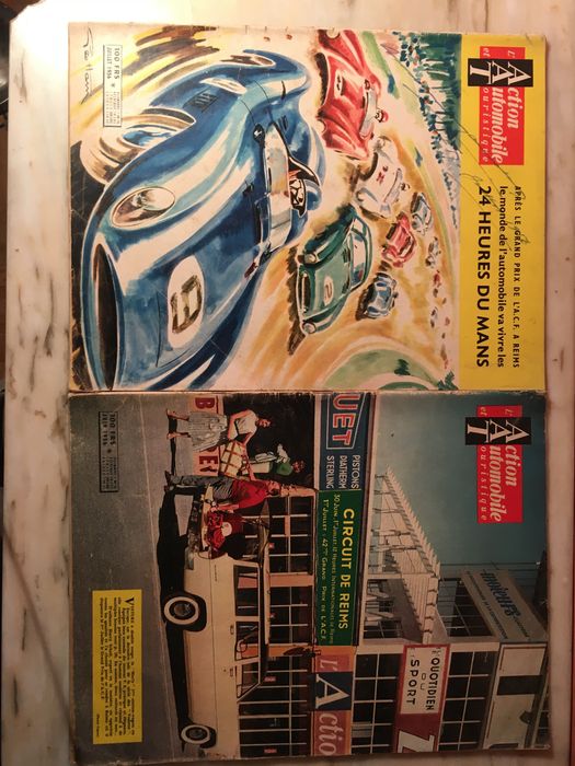 L’ACTION AUTOMOBILE et turistique - de 1946 a 1957 - 10 números