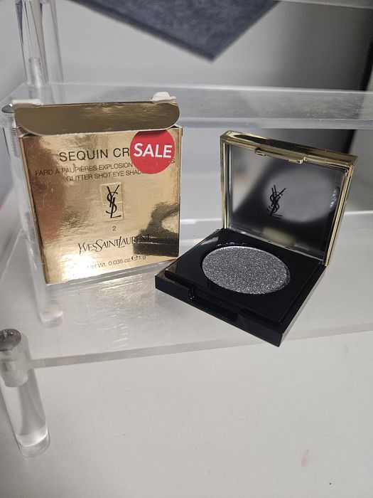 YSL cienie sequin crush 2 Empowered Silver lusterko Nowe oryginał