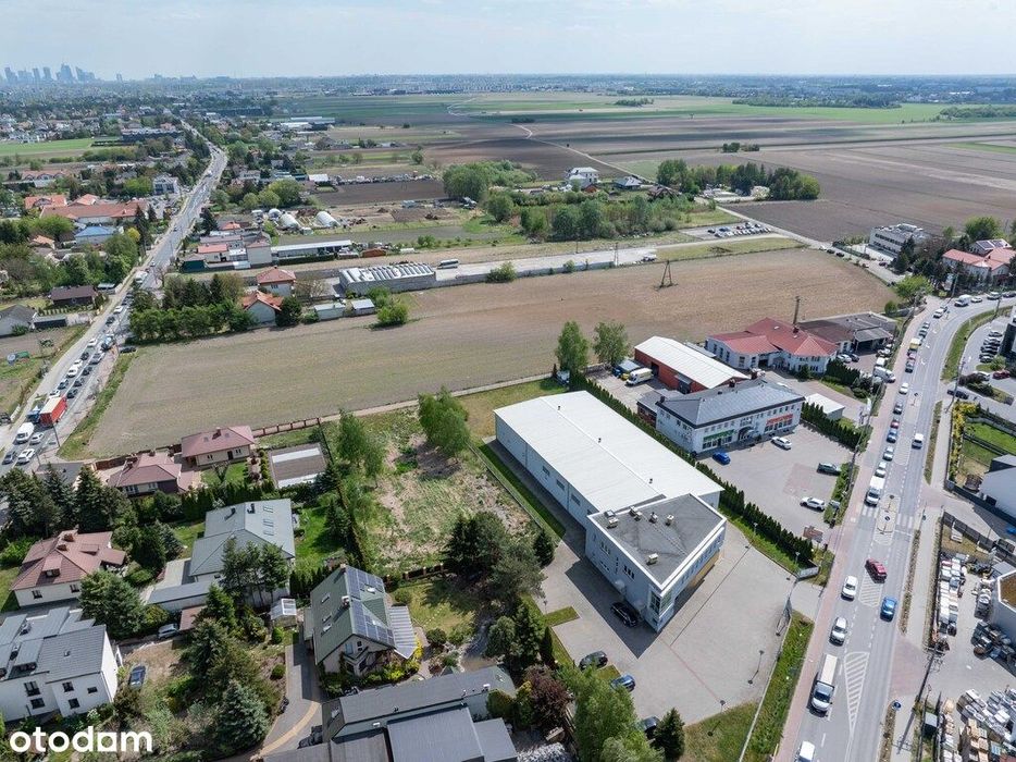 Działka w gm. Stare Babice z potencjałem