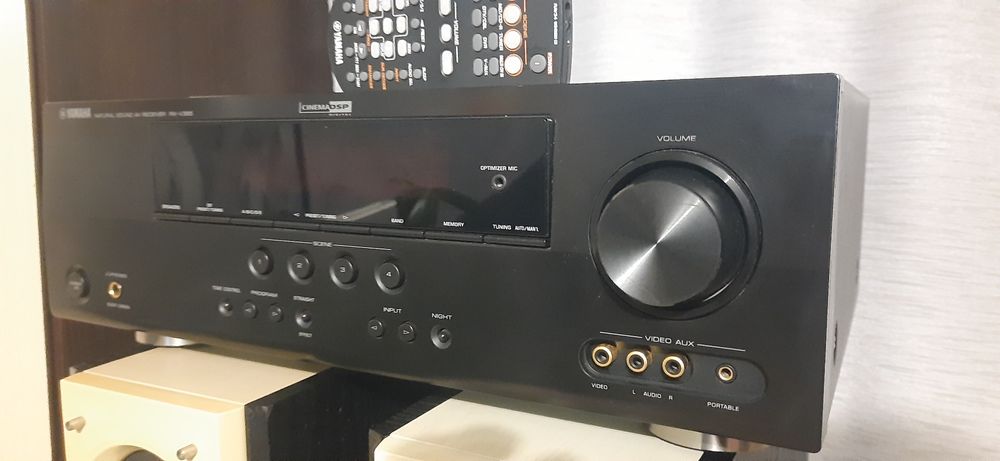 Дом.кино YAMAHA RX V365. Пульт ДУ. Видео работы.