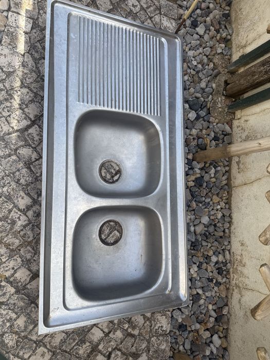 Lava-loiças Rodi com cuba dupla em inox