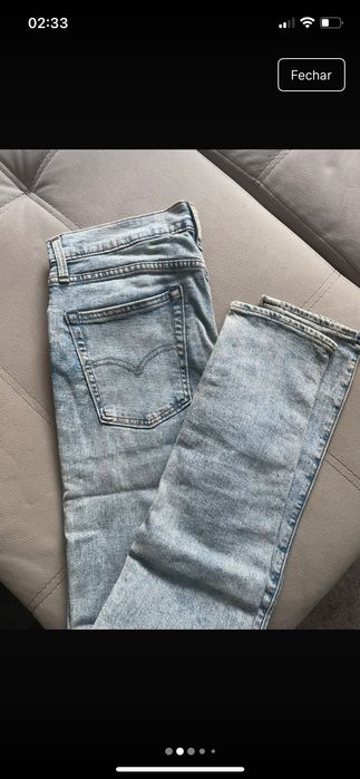 Calças levis M ganga clara