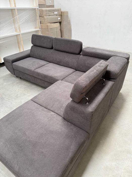 NOWY narożnik z funkcją spania + pojemnik OD RĘKI wyprzedaż -40%