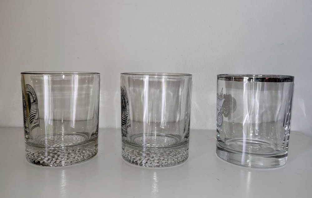 Copos vidro whisky coleção Ford e Black Tulip
