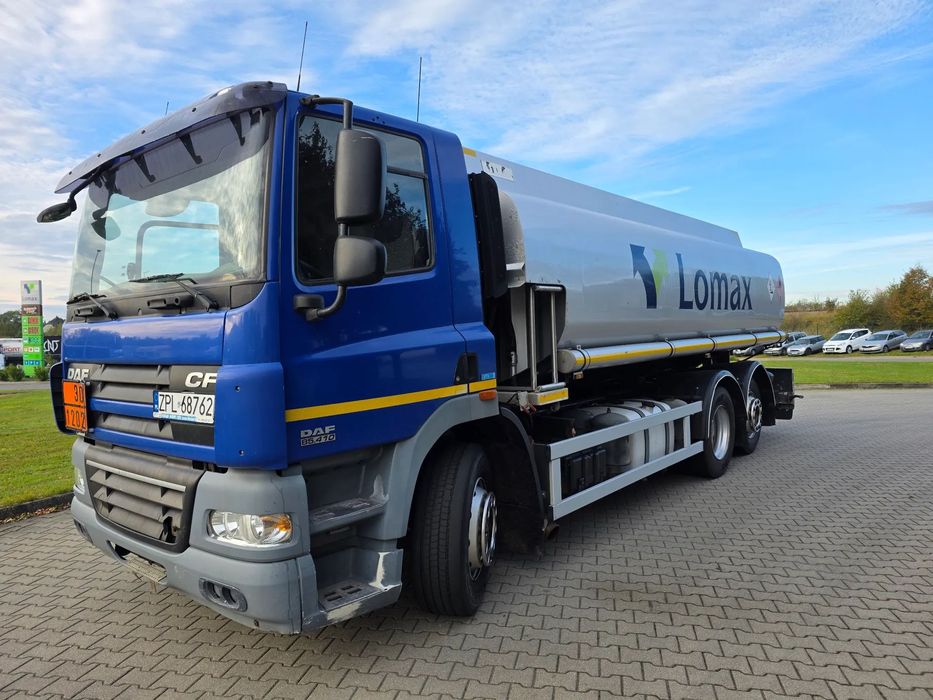 DAF CF  Auto cysterna Daf CF salon PL pierwszy wł serwis ASO cena netto 130000