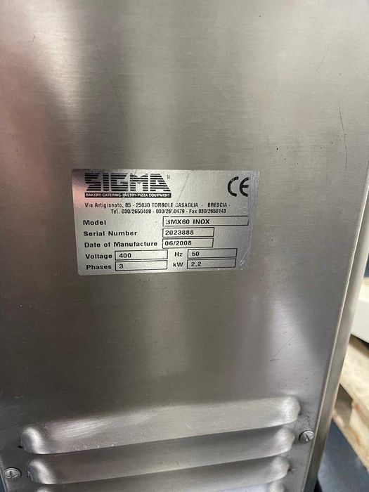 batedeira sigma 60 litros italiana com garantia