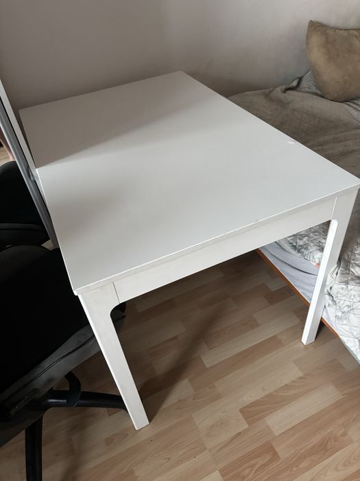 Stół biały rozkladany Ikea