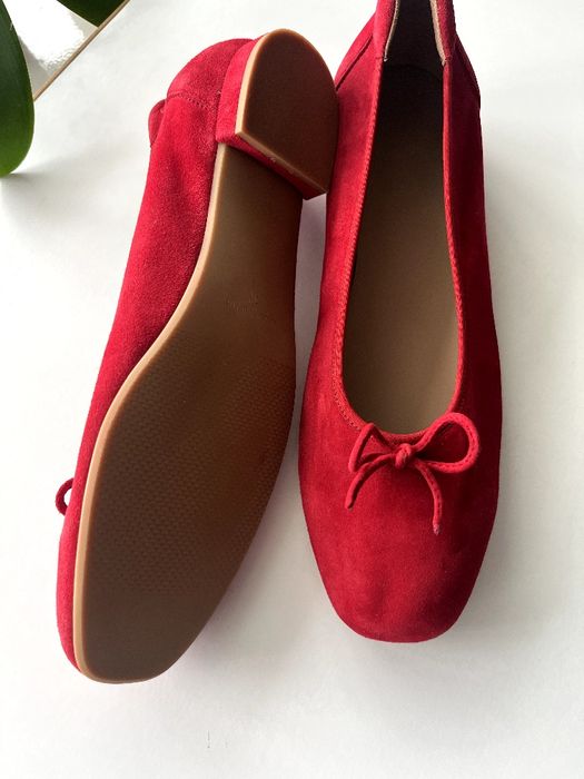 Замшеві балетки 44-45 розміру( 30 см) натуральна шкіра, м'які