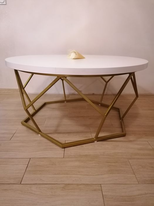Stolik fi 110 wys 54 metalowy stelaż