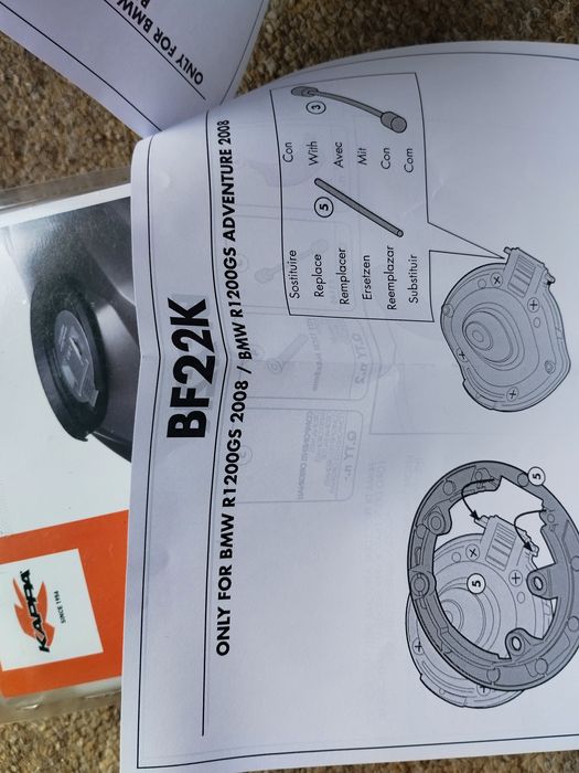 Tankbag Kappa z mocowaniem do GS