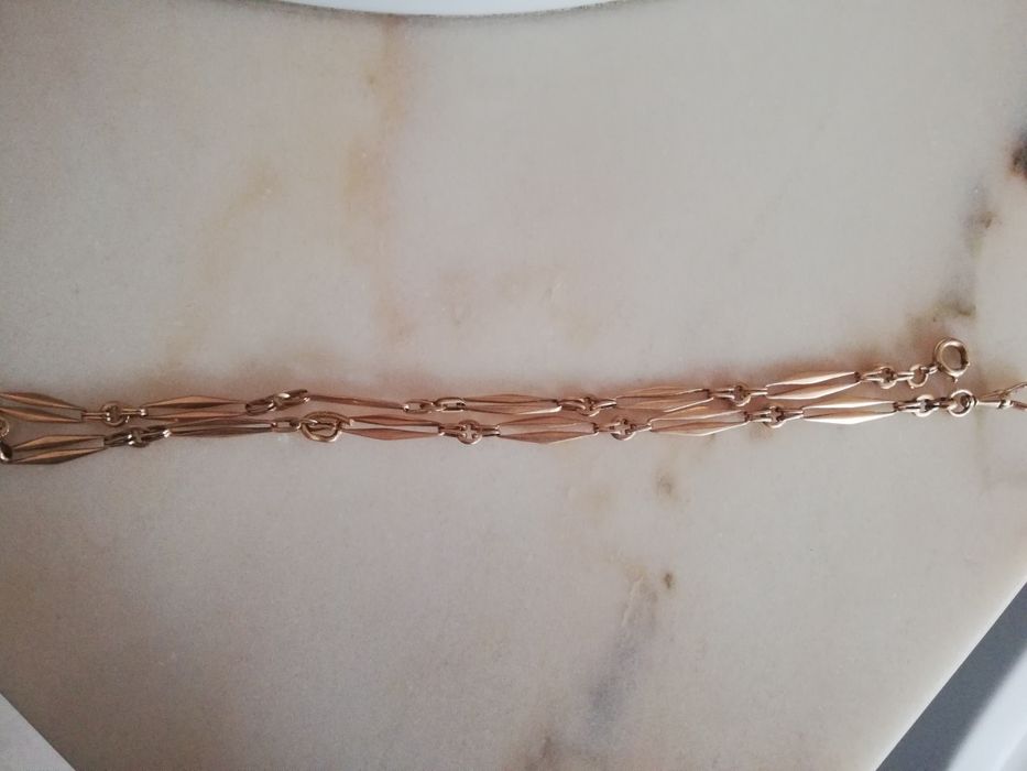 Corrente de relógio de bolso antiga