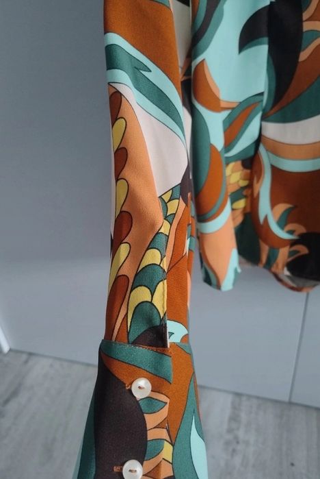 Koszula kolorowa Mango L nowa bez metki