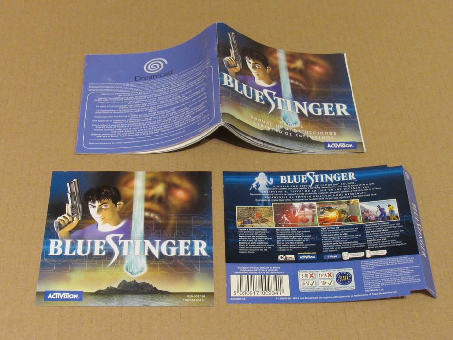 Jogo Sega Dreamcast Blue Stinger completo