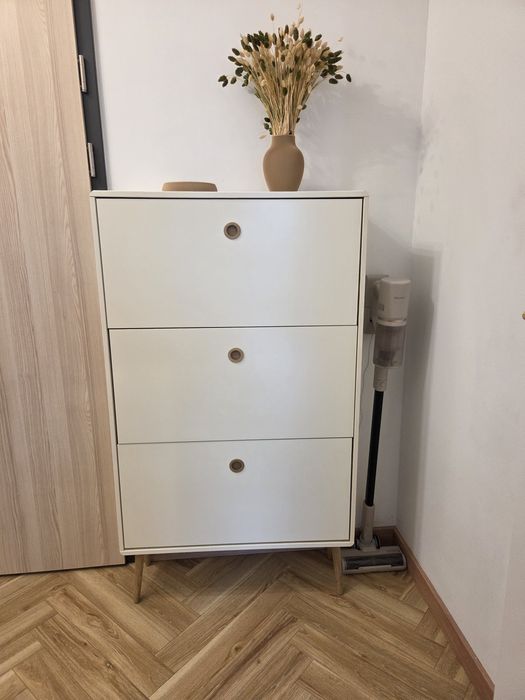 Szafka na buty kremowa