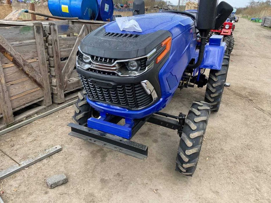 Мототрактор ЗУБР-250 Z+Плуг 2-х корп,Фреза,Доставка,ЗІП,Кредит!