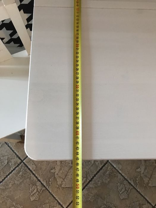 Biurko i krzeselko dla przedszkolaka Ikea bialy zestaw