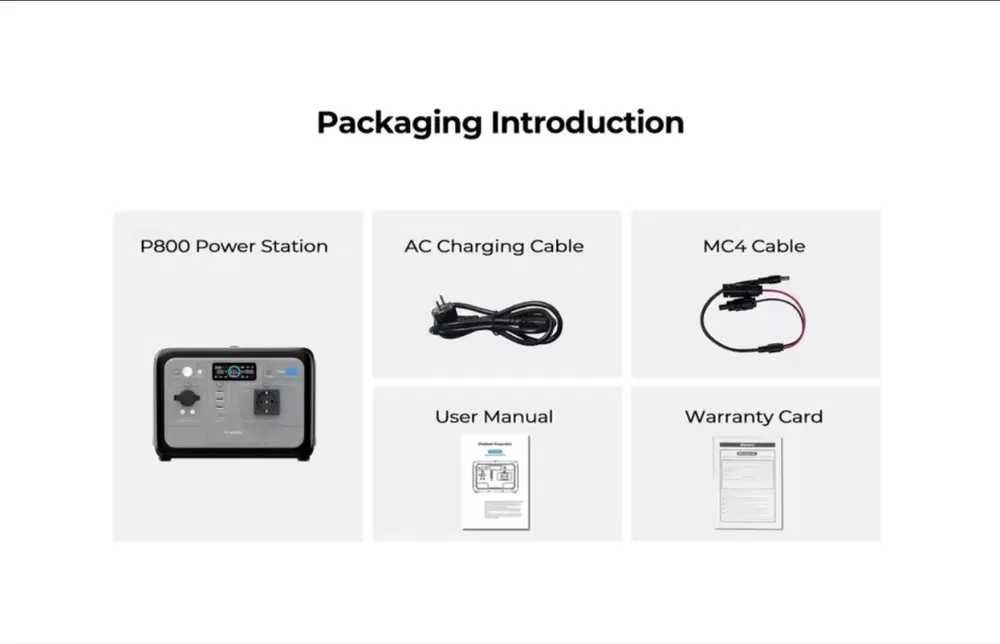 Зарядна станція OUKITEL P800E PLUS 512Wh