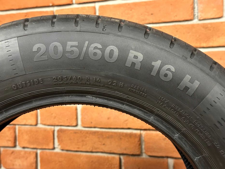 1x Opona Continental ContiEcoContact 5 205/60R16 92H 2019 7,2mm