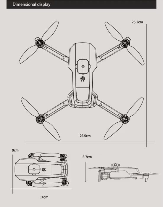 Новий!!! LZRC L106 MAX GPS -8k професійний квадрокоптер