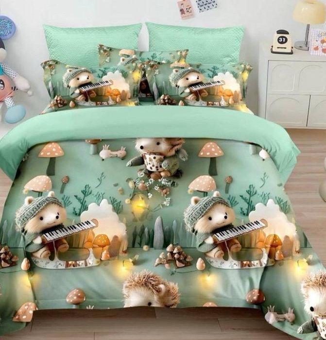 Детское постельное белье 5D мультяшные принты Постіль дитяча