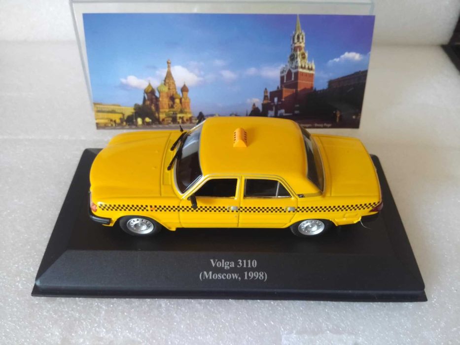Taxi da Rússia Volga 3110 Moscovo 1998.