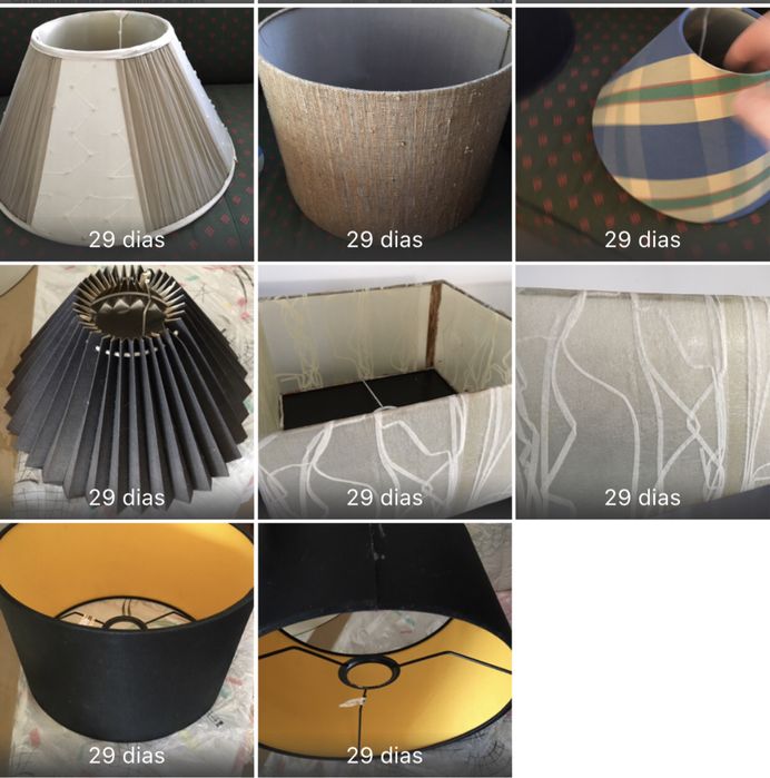 Abajur NOVO (6 abajures varios)