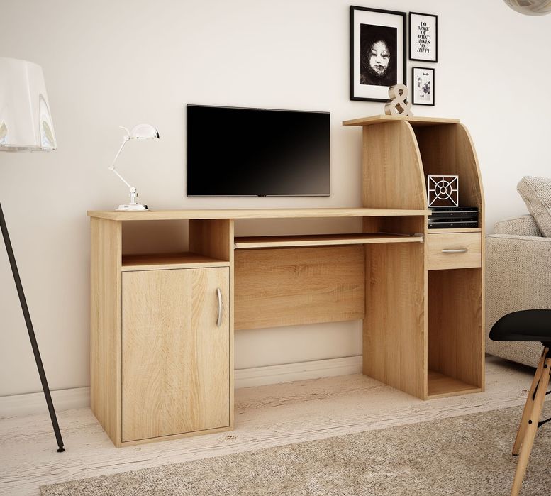 Nowe biurko 2 kolory (biały, Sonoma) 150x74x50 - OD RĘKI!!!