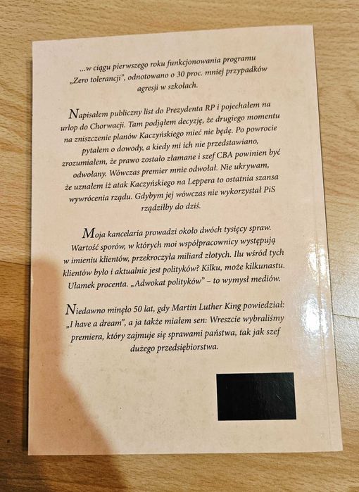 "Między prawem a polityką" Romsn Giertych