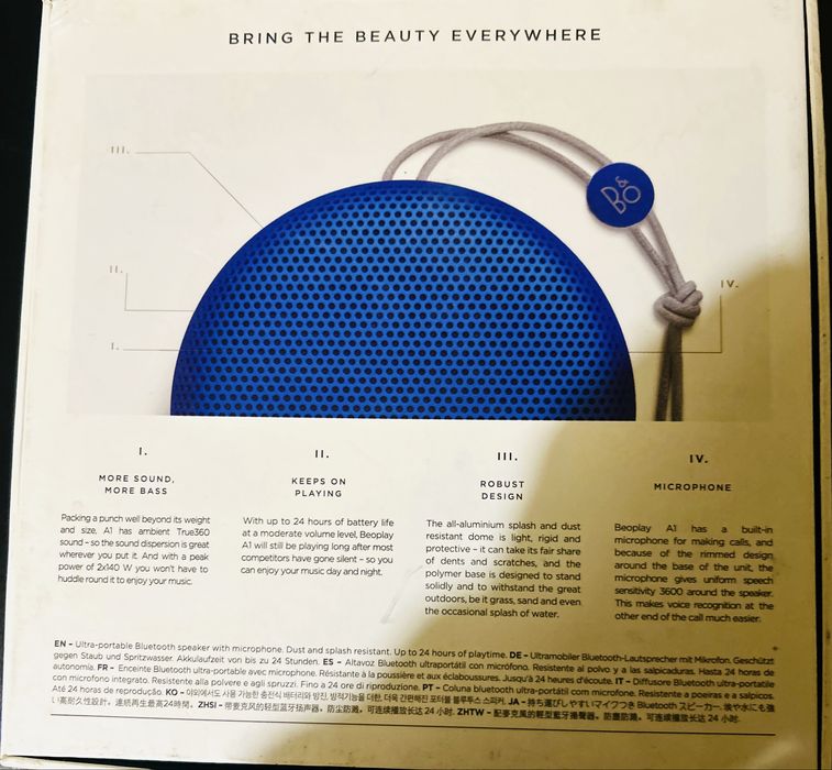Колонка Bang & Olufsen BeoPlay A1 Late Night Blue