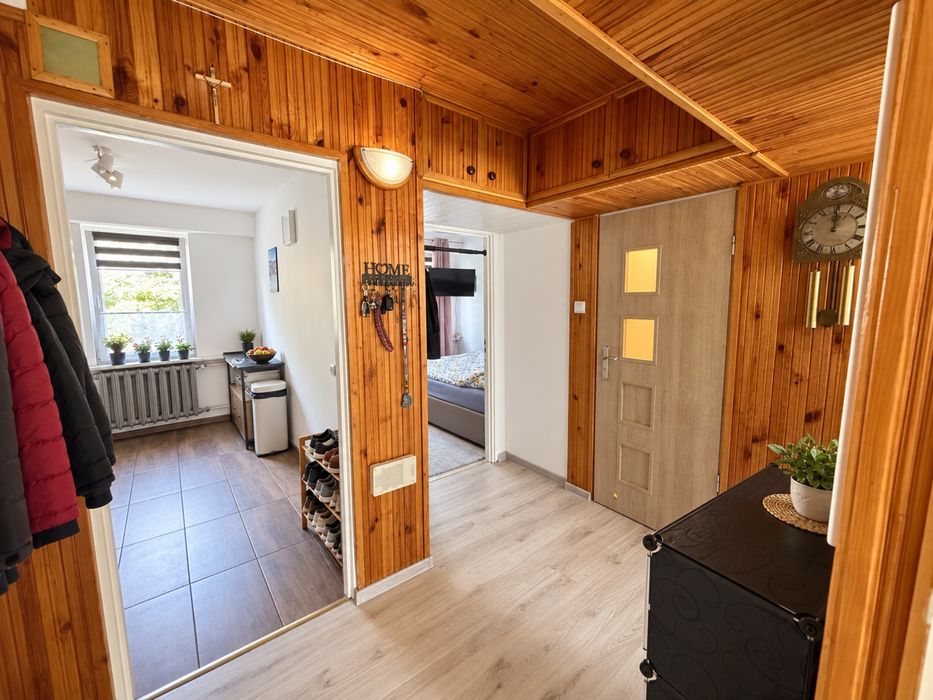 3 pokoje, 63 m², wysoki parter, balkon | Ustrzyki Dolne, ul. Gombrowicza