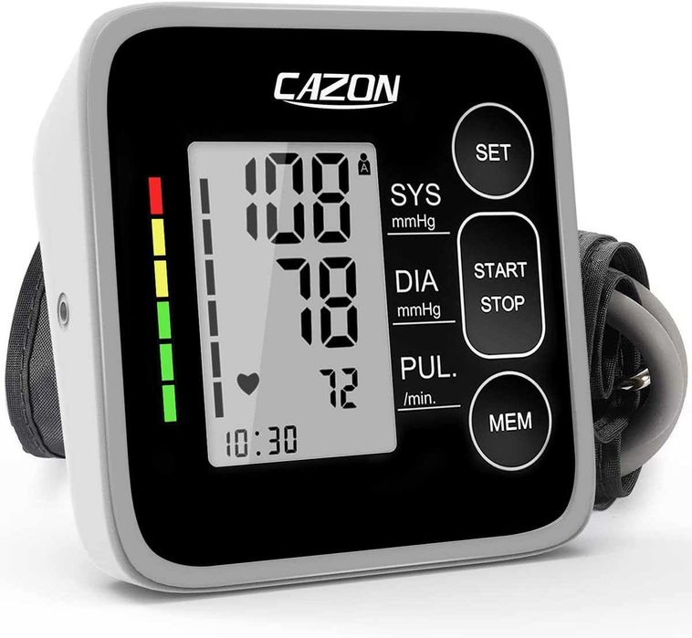 (NOVO) Tensiómetro de braço, máquina de pressão arterial de braço
