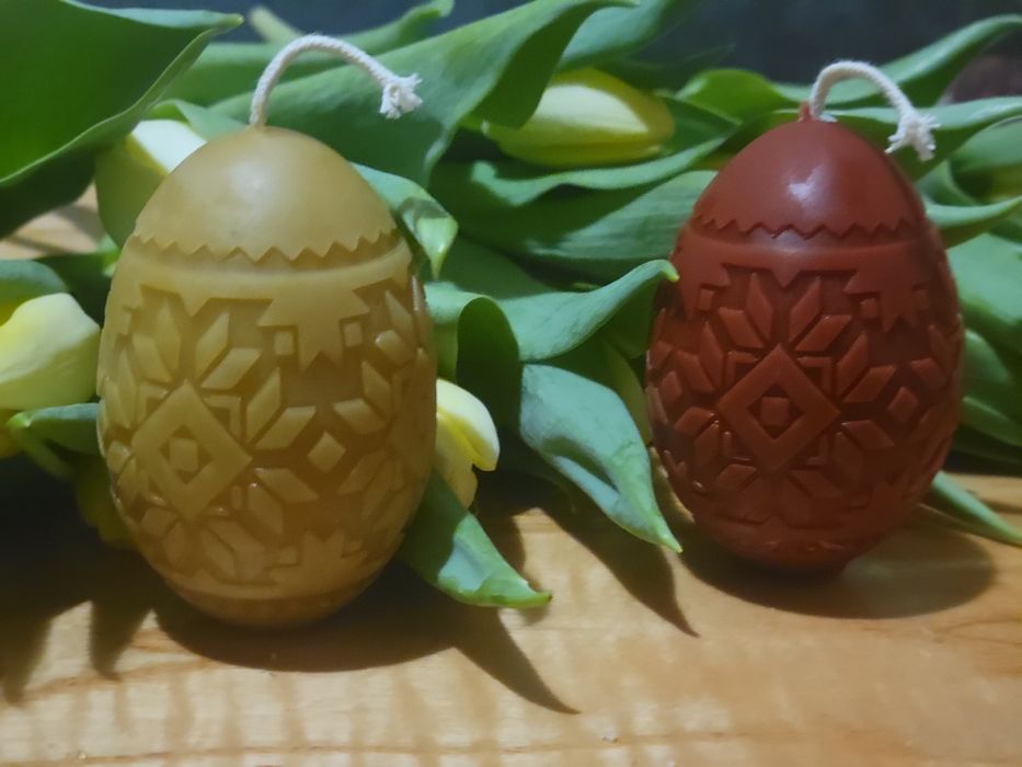 Свічки з натурального бджолиного воску