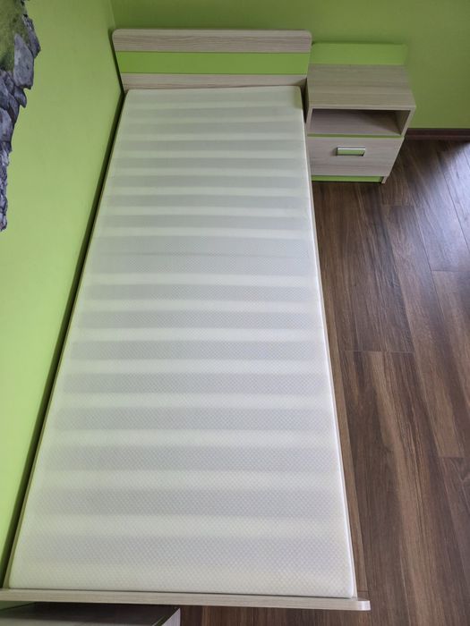 Łóżko jednoosobowe 80x190 + szafka/kontener