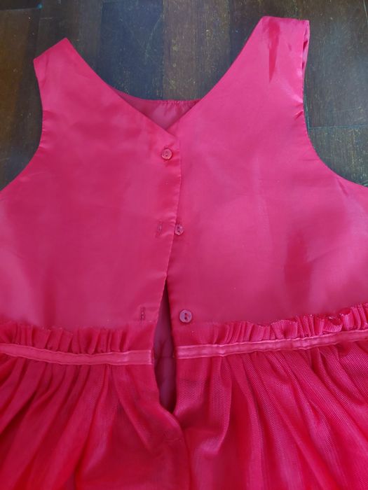 Vestido vermelho 6/7 anos