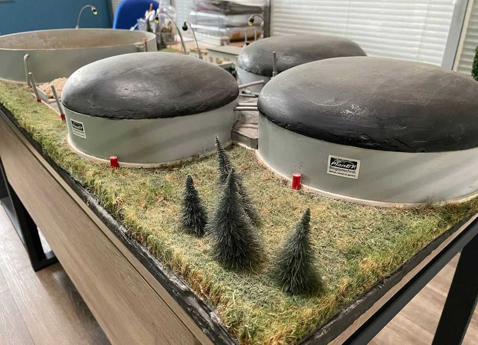 Макет біогазової станції / біогазової установки