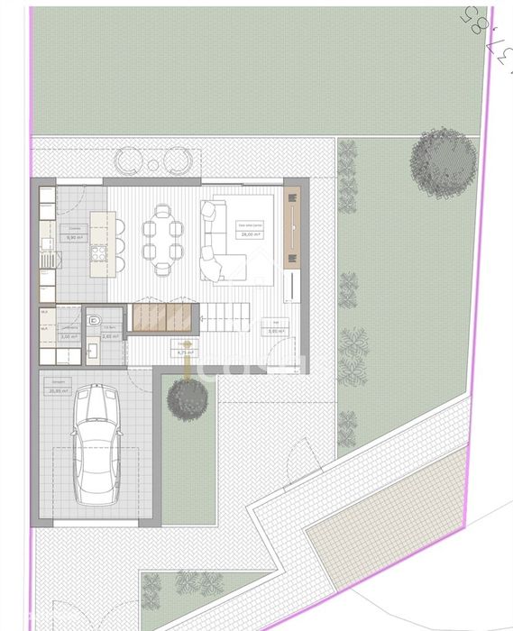 Terreno com Projeto Aprovado para Moradia Moderna – Parada de Todeia,