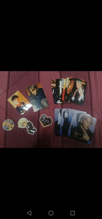 Nct photocards e autocolantes